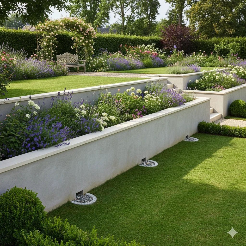 Les étapes clés d'une construction de muret de soutènement