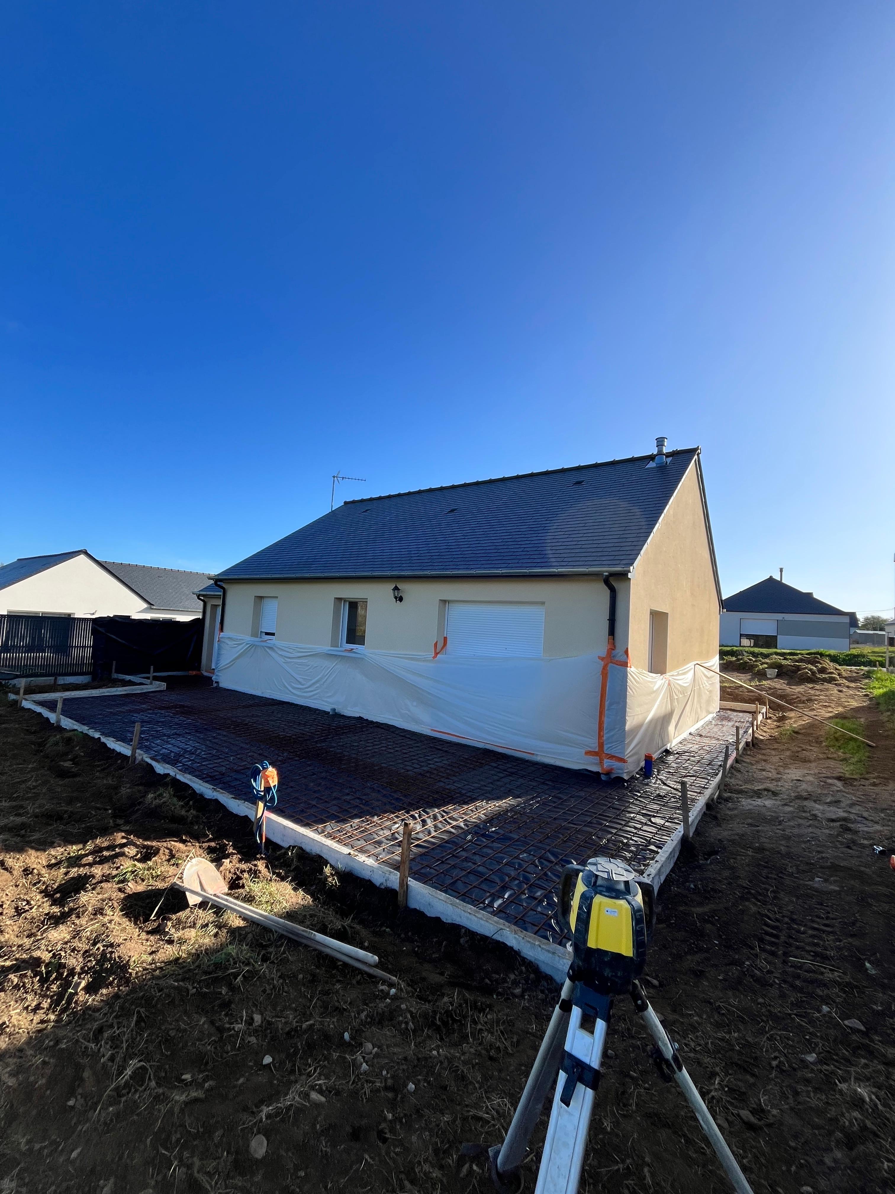 Ferraillage dalle terrasse